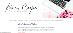 Karen Cooper Top Notch Virtual Assistant!